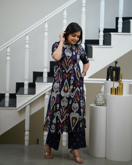 Pure Cotton Printed Kurta and Pant Set