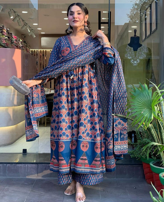 Premium Mul Cotton Kurta Set with Dupatta